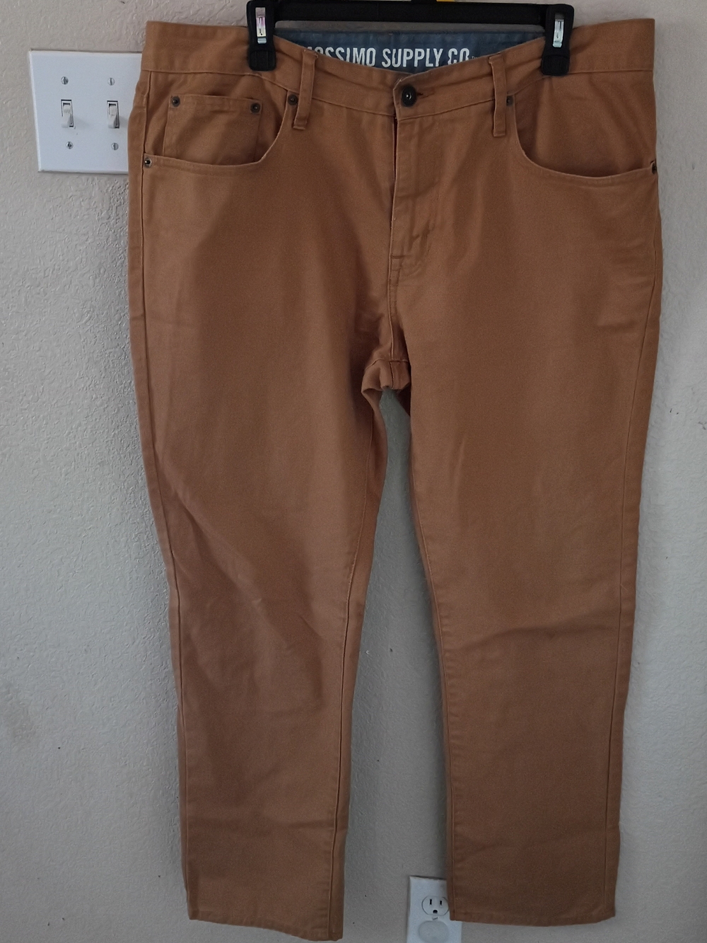 Crosshatch (Mossimo Supply Co.) Tan Cotton Pants